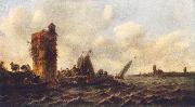 A View on the Maas near Dordrecht Jan van Goyen